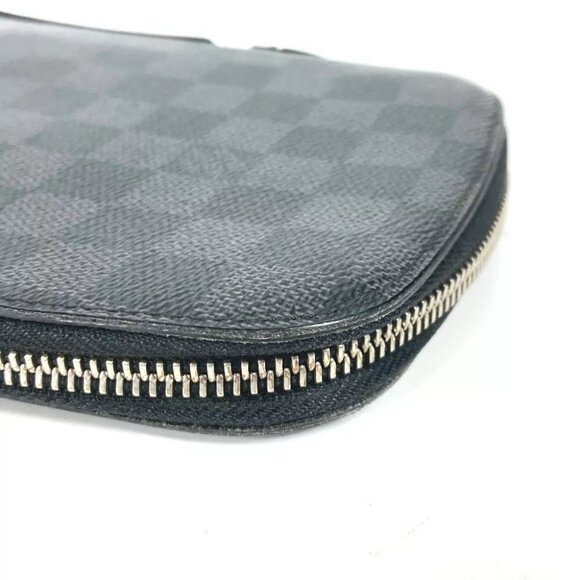 LOUIS VUITTON N48255 Damier Graphite Atholl Organizer Travel Case Clutch Wallet - Picture 13 of 15